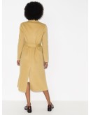 Ava belted wrap coat