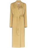 Ava belted wrap coat