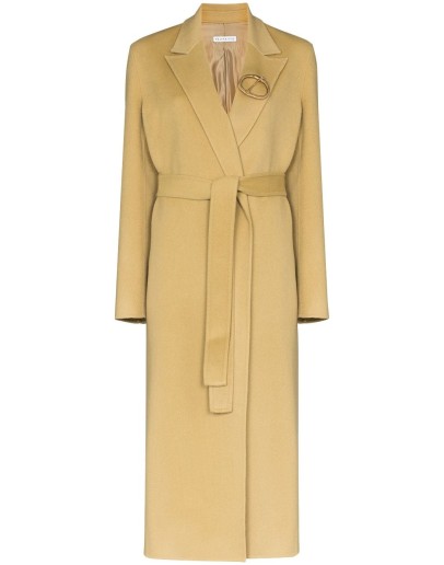 Ava belted wrap coat