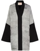 Jasemine silk wide-sleeve coat
