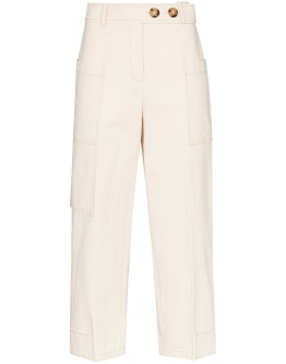 Sadie straight leg cropped trousers