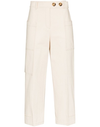 Sadie straight leg cropped trousers