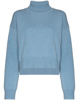 turtleneck fine-knit jumper