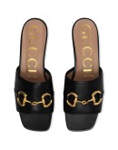 horsebit detail sandals
