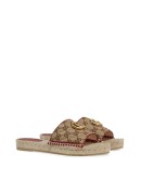 GG matelassé canvas espadrille sandal