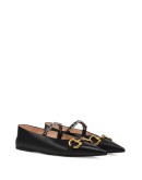 Horsebit ballerina shoes