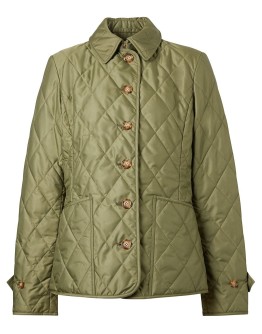 diamond quilted thermoregulated jacket