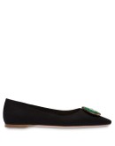 pointed-toe ballerina shoes