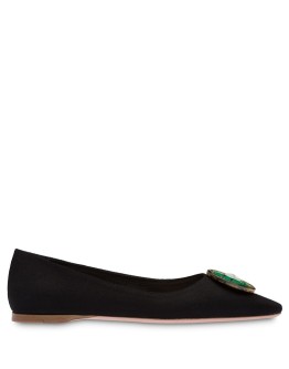 pointed-toe ballerina shoes