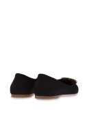 pointed-toe ballerina shoes