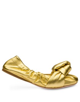 bow detail ballerina shoes