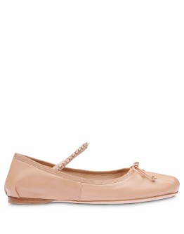 crystal-embellished ballerina shoes