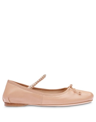 crystal-embellished ballerina shoes