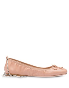 crystal-embellished ballerina shoes