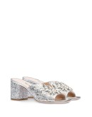 crystal-embellished mule sandals