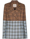 Aster two-tone check blazer