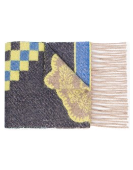 Fantasia fringed cashmere scarf
