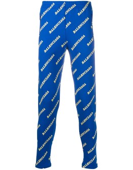 all-over logo slim track pants