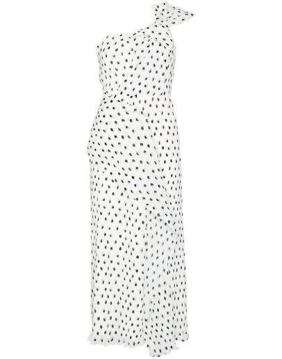 Giza polka dot midi dress