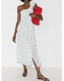 Giza polka dot midi dress