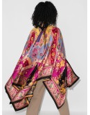 jacquard poncho
