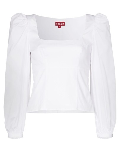 Lana puff-sleeve top