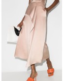 Falun draped midi skirt