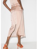 Falun draped midi skirt