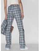 Irene checked-print trousers