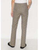Kit mid-rise check-pattern trousers