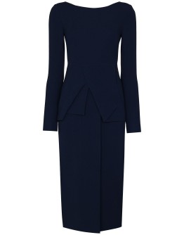 Delphi fitted midi dress