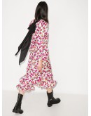 Drew floral-print midi dress