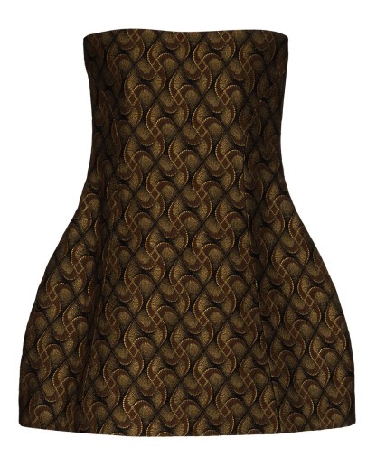 Ginger jacquard mini dress