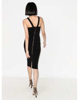 Klint fitted midi dress