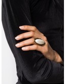 oval stone ring