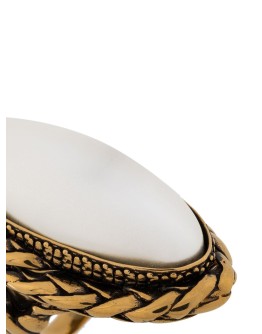 oval stone ring