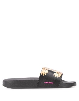 tiger print slides