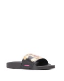 tiger print slides