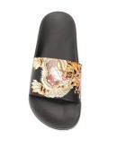 tiger print slides