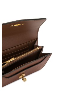 grained texture wallet