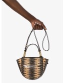 Hortensia python print mini tote bag