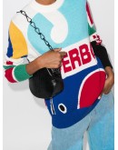 intarsia-knit logo-detail jumper