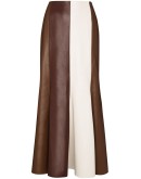 Artem contrast-stripe midi skirt