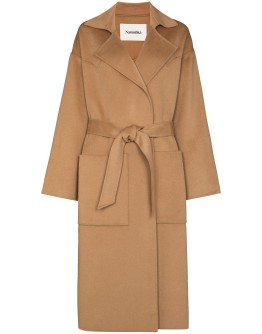 Alamo belted midi coat