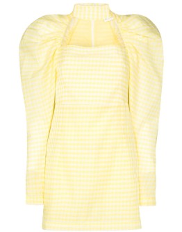 Kaya choker gingham mini dress