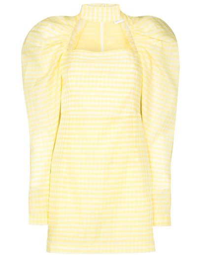 Kaya choker gingham mini dress