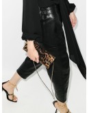 Sweetie leopard-print clutch bag