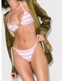 logo print bikini
