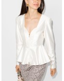 Annie peplum blouse