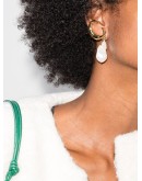 monogram pearl earrings